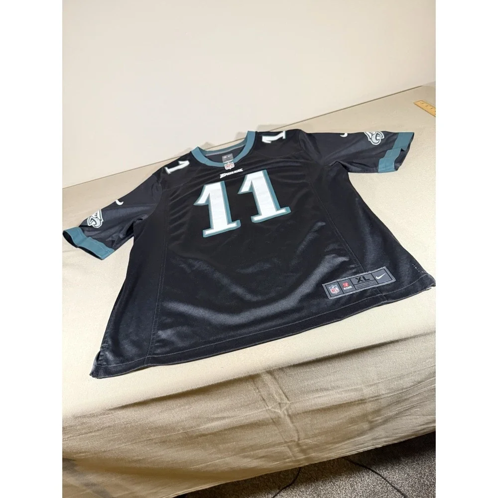Philadelphia Eagles Jersey Adult Extra Large Black Nike Onfield Carson Wentz #11